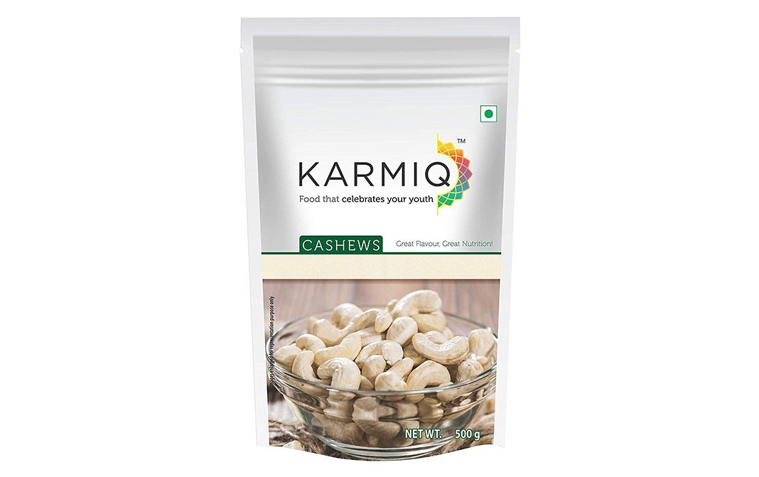 Karmiq Cashews    Pack  500 grams